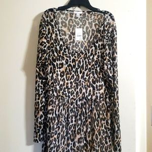 Cato leopard print dress